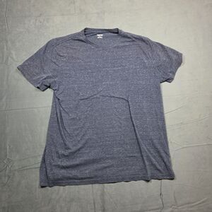 Mossimo Supply Co Men’s Large Navy Blue Speckled Heather T Shirt Basic Tee